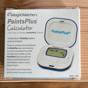 Weight Watchers PointsPlus Calculator White and Blue